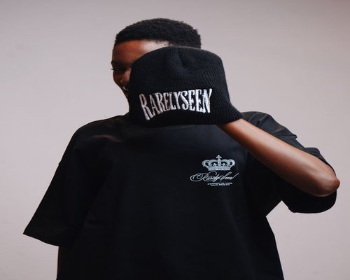 Black CrownDigitalForge T-shirt with CROWN logo